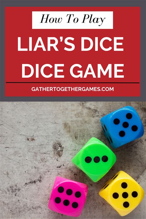 How to Play Liar’s Dice: Rules and Fun Variations.